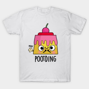 Poot-ding Funny Pudding Fart Pun T-Shirt